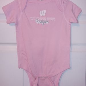New wisconsin badgers onesie